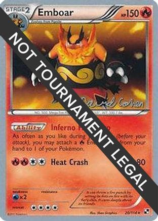 'Pokemon - 'Emboar 020  World Championship Decks - Rare