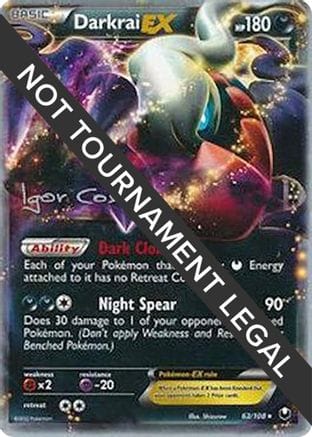 'Pokemon - 'Darkrai EX - 2012 (Igor Costa) 063  World Championship Decks - Ultra Rare