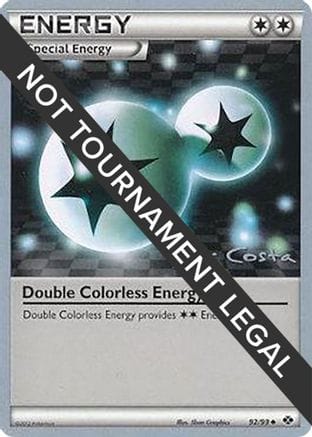 'Pokemon - 'Double Colorless Energy - 2012 (Igor Costa) 092  World Championship Decks - Uncommon