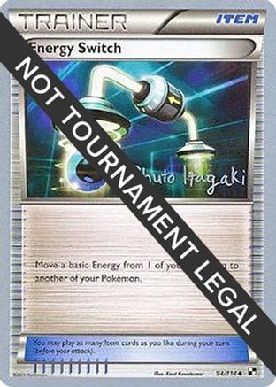 'Pokemon - 'Energy Switch - 2012 (Shuto Itagaki) 094  World Championship Decks - Uncommon