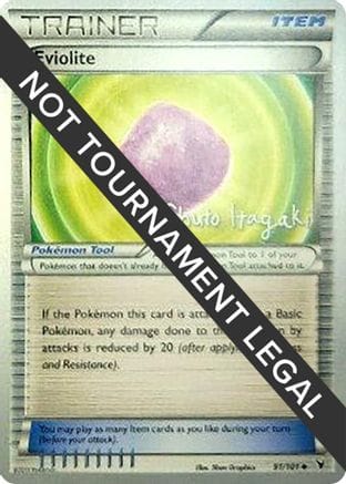 'Pokemon - 'Eviolite - 2012 (Shuto Itagaki) 091  World Championship Decks - Uncommon