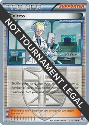 'Pokemon - 'Colress - 2013 (Clement Lamberton) 118  World Championship Decks - Uncommon