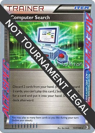 'Pokemon - 'Computer Search - 2013 (Ian Whiton) 137  World Championship Decks - Rare