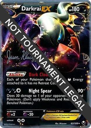 'Pokemon - 'Darkrai EX - 2013 (Jason Klaczynski) 063  World Championship Decks - Ultra Rare