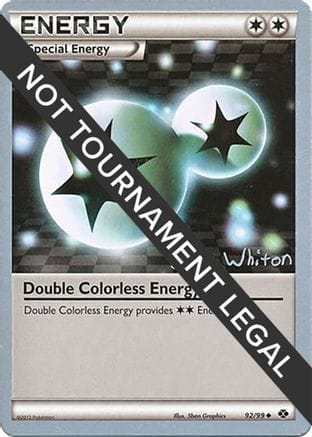 'Pokemon - 'Double Colorless Energy - 2013 (Ian Whiton) 092  World Championship Decks - Uncommon
