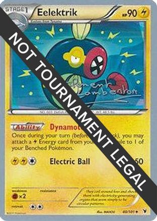 'Pokemon - 'Eelektrik - 2013 (Clement Lamberton) 040  World Championship Decks - Uncommon
