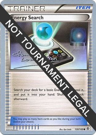 'Pokemon - 'Energy Search - 2013 (Clement Lamberton) 128  World Championship Decks - Common