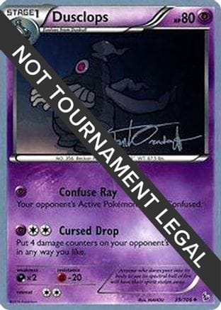 'Pokemon - 'Dusclops - 2014 (Trent Orndorff) 039  World Championship Decks - Uncommon