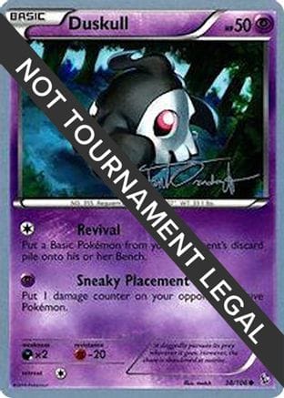 'Pokemon - 'Duskull - 2014 (Trent Orndorff) 038  World Championship Decks - Common