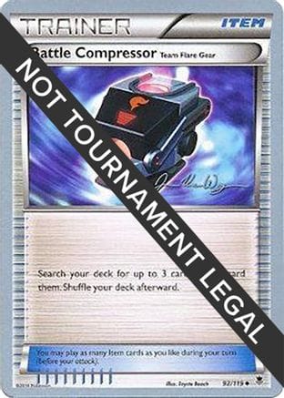'Pokemon - 'Battle Compressor (Team Flare Gear) - 2015 (Jacob Van Wagner) 092  World Championship Decks - Uncommon