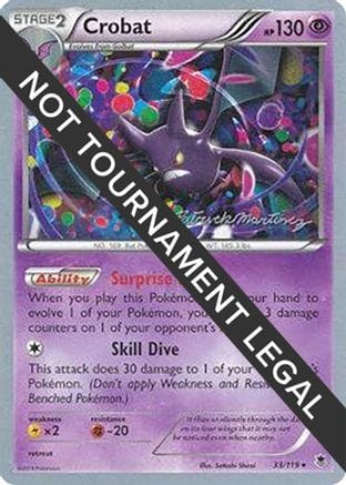 'Pokemon - 'Crobat - 2015 (Patrick Martinez) 033  World Championship Decks - Rare