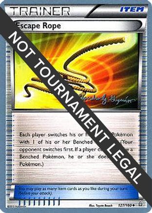 'Pokemon - 'Escape Rope - 2015 (Alejandro Ng-Guzman) 127  World Championship Decks - Uncommon
