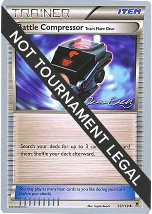 'Pokemon - 'Battle Compressor (Team Flare Gear) - 2016 (Jesper Eriksen) 092  World Championship Decks - Uncommon