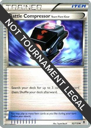 'Pokemon - 'Battle Compressor (Team Flare Gear) - 2016 (Cody Walinski) 092  World Championship Decks - Uncommon