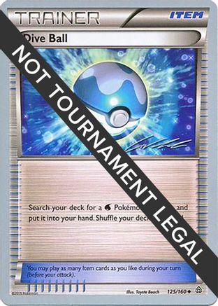 'Pokemon - 'Dive Ball - 2016 (Cody Walinski) 125  World Championship Decks - Uncommon