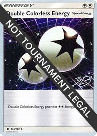 'Pokemon - 'Double Colorless Energy - 2017 (Zachary Bokhari) 136  World Championship Decks - Uncommon