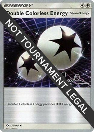 'Pokemon - 'Double Colorless Energy - 2017 (Diego Cassiraga) 136  World Championship Decks - Uncommon