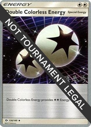 'Pokemon - 'Double Colorless Energy - 2017 (Kabu Fukase) 136  World Championship Decks - Uncommon