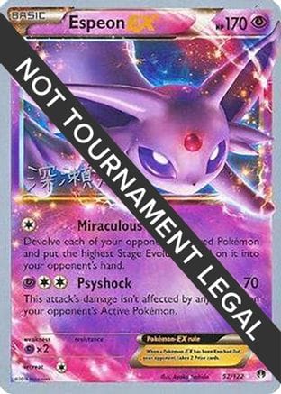 'Pokemon - 'Espeon EX - 2017 (Kabu Fukase) 052  World Championship Decks - Ultra Rare