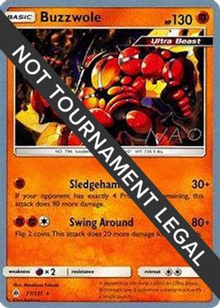 'Pokemon - 'Buzzwole - 2018 (Naohito Inoue) 077  World Championship Decks - Rare
