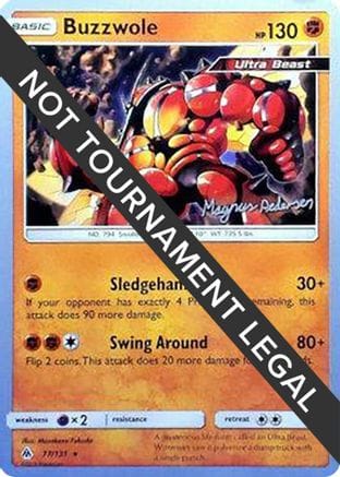 'Pokemon - 'Buzzwole - 2018 (Magnus Pedersen) 077  World Championship Decks - Rare