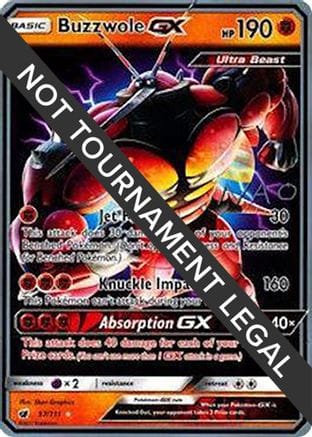'Pokemon - 'Buzzwole GX - 2018 (Naohito Inoue) 057  World Championship Decks - Ultra Rare