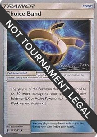 'Pokemon - 'Choice Band - 2018 (Pedro Eugenio Torres) 121  World Championship Decks - Uncommon