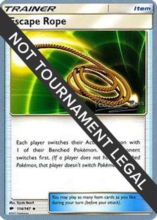 'Pokemon - 'Escape Rope - 2018 (Pedro Eugenio Torres) 114  World Championship Decks - Uncommon
