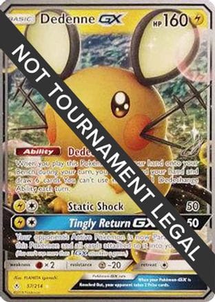 'Pokemon - 'Dedenne GX - 2019 (Henry Brand) 057  World Championship Decks - Ultra Rare