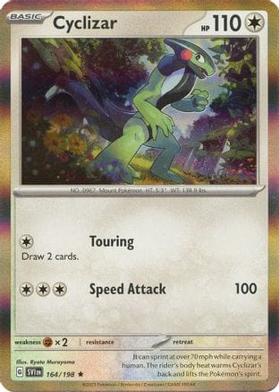 'Pokemon - 'Cyclizar 164/198  - Reverse Holofoil SV01 Scarlet & Violet Base Set - Rare