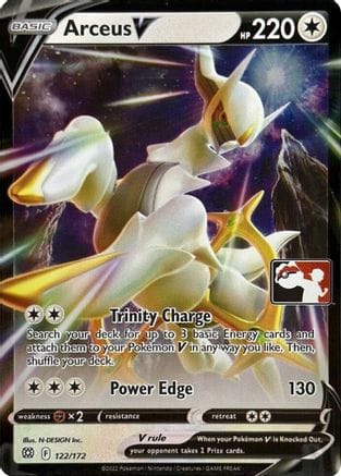 'Pokemon - 'Arceus V 122  - Holofoil Prize Pack Series Cards - Ultra Rare