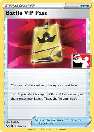 'Pokemon - 'Battle VIP Pass 225/264  Prize Pack Series Cards - Uncommon