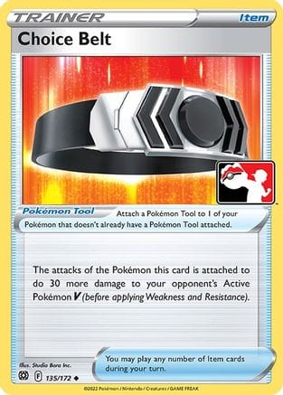'Pokemon - 'Choice Belt 135  Prize Pack Series Cards - Uncommon