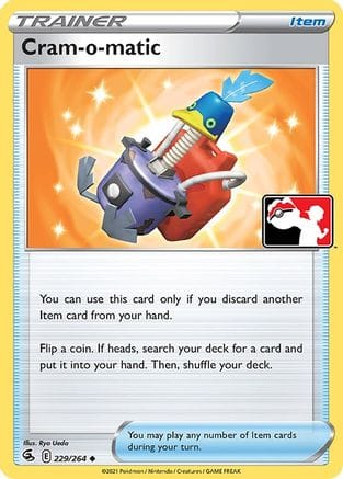 'Pokemon - 'Cram-o-matic 229  Prize Pack Series Cards - Uncommon