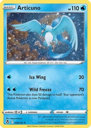 'Pokemon - 'Articuno (Cosmos Holo) 036/195  - Holofoil Miscellaneous Cards & Products - Promo