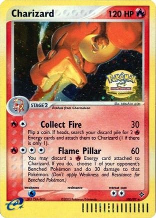 'Pokemon - 'Charizard 100/97  - Holofoil League & Championship Cards - Promo