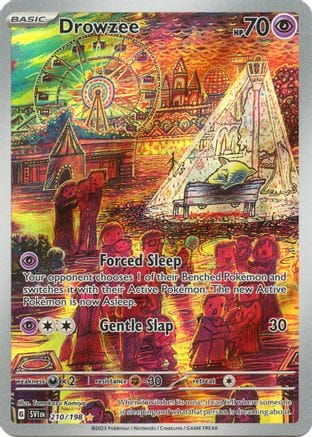 'Pokemon - 'Drowzee 210/198  - Holofoil SV01 Scarlet & Violet Base Set - Illustration Rare