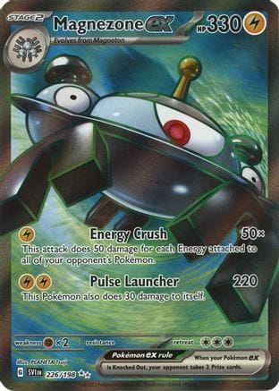 'Pokemon - 'Magnezone ex 226/198  - Holofoil SV01 Scarlet & Violet Base Set - Ultra Rare