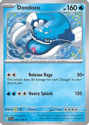 'Pokemon - 'Dondozo 061/198  Deck Exclusives - Rare