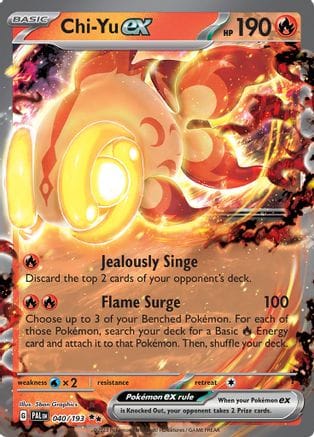 'Pokemon - 'Chi 040/193  - Holofoil SV02 Paldea Evolved - Double Rare