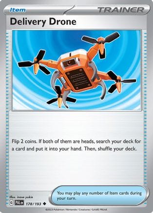 'Pokemon - 'Delivery Drone 178/193  - Reverse Holofoil SV02 Paldea Evolved - Uncommon