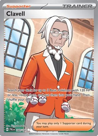 'Pokemon - 'Clavell 249/193  - Holofoil SV02 Paldea Evolved - Ultra Rare