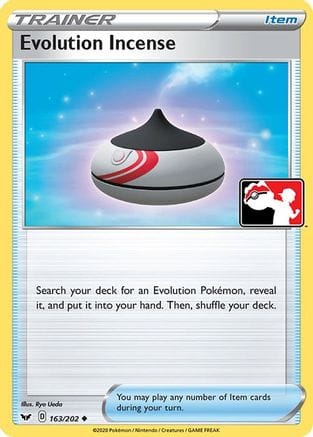 'Pokemon - 'Evolution Incense 163  Prize Pack Series Cards - Uncommon
