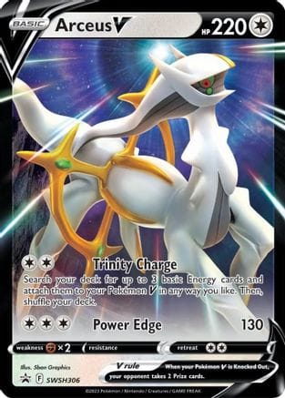'Pokemon - 'Arceus V SWSH306  - Holofoil SWSH Sword & Shield Promo Cards - Promo