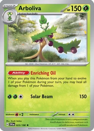 'Pokemon - 'Arboliva 023/198  - Holofoil Miscellaneous Cards & Products - Rare