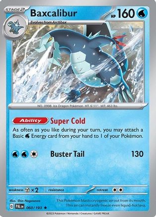 'Pokemon - 'Baxcalibur 060/193  Deck Exclusives - Promo