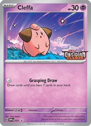 'Pokemon - 'Cleffa 037  - Holofoil SV Scarlet & Violet Promo Cards - Promo