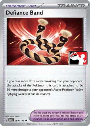 'Pokemon - 'Defiance Band 169/198  Prize Pack Series Cards - Uncommon