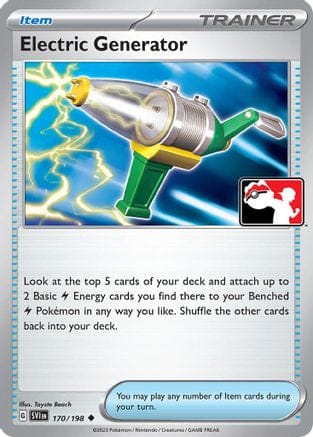 'Pokemon - 'Electric Generator 170/198  - Holofoil Prize Pack Series Cards - Uncommon