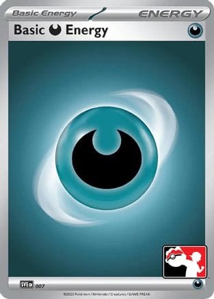 'Pokemon - 'Basic Darkness Energy 007  - Holofoil Prize Pack Series Cards - Common
